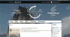 Desktop Screenshot of heartsofoakgame.com